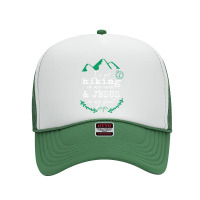 Hiking Christian Jesus Outdoor Hiker Men Women Gift Mom Dad Foam Trucker Hat | Artistshot