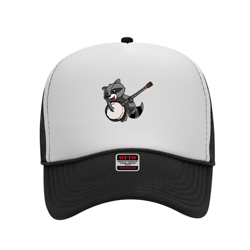 Banjo Player Thrash Panda Musical Instrument Instrumentalist Foam Trucker Hat by ThomasMNykamp | Artistshot