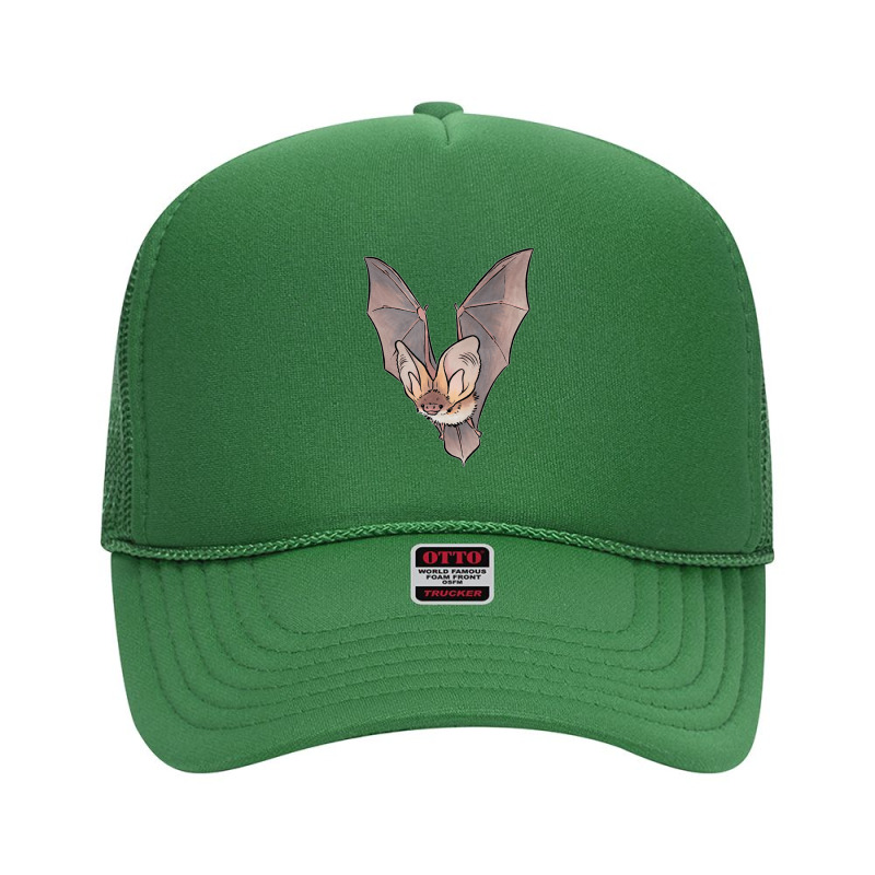 Grey Long Eared Bat Foam Trucker Hat by MandyMOerke | Artistshot