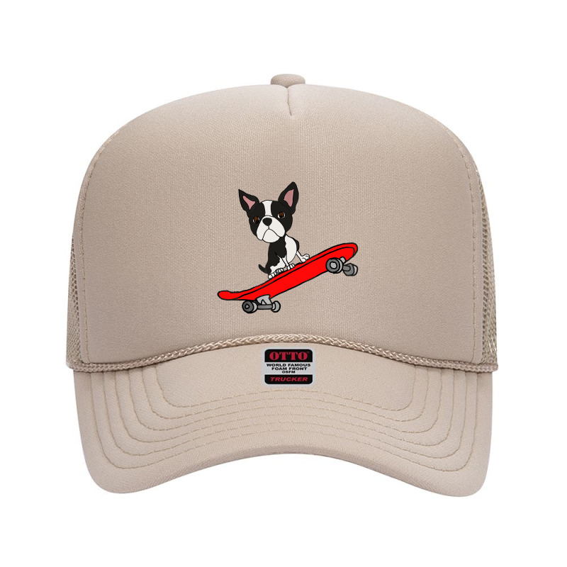 Boston Terrier, Boston Terrier Vintage, Boston Terrier Art, Boston Ter Foam Trucker Hat by SHOPTYU | Artistshot