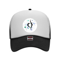 Watercolor Splatter Neda Symbol Foam Trucker Hat | Artistshot