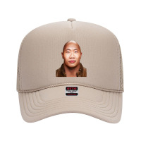 Dwayne The Wok Johnson -the Wock In Chinese Social Credit Points Meme  Foam Trucker Hat | Artistshot