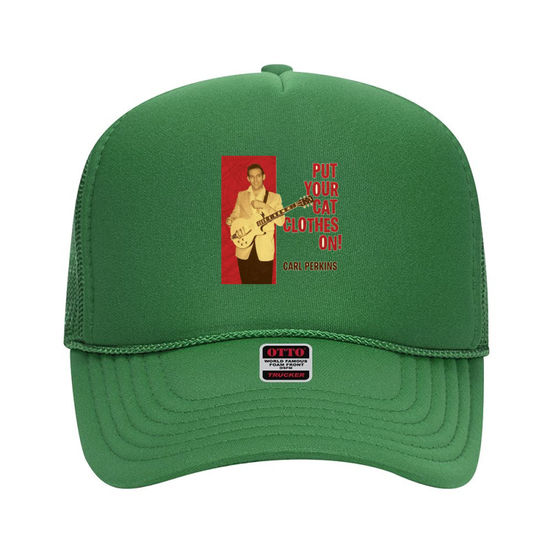 Carl Perkins Essential .png Foam Trucker Hat | Artistshot