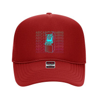 Gaming Gamer Retro Arcade Gaming Foam Trucker Hat | Artistshot