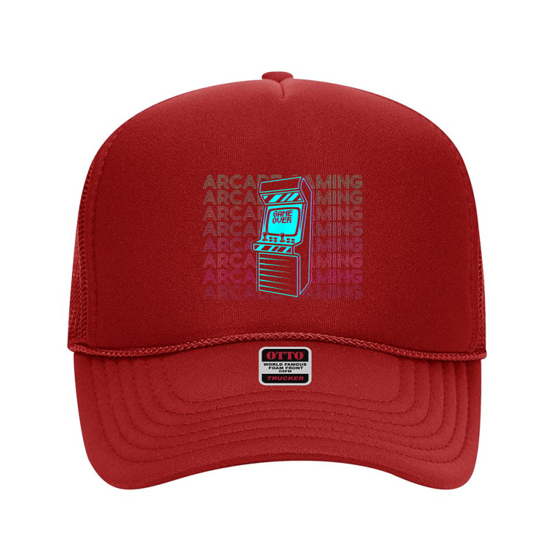 Gaming Gamer Retro Arcade Gaming Foam Trucker Hat by karimunjava | Artistshot