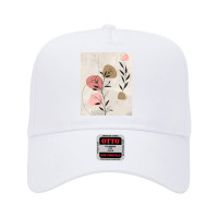 Minimal Nature Line Art  Abstract Flowers Graphic Adjustable Baseball Cap | Artistshot