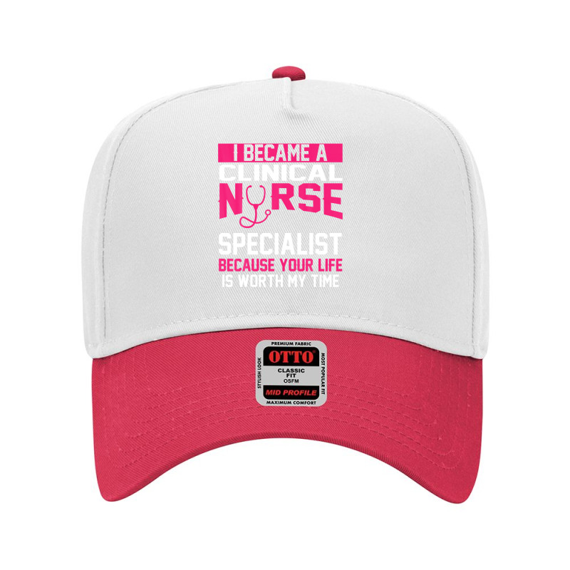 Clinical Nurse Specialist Apparel | Top Specialists Design Adjustable Baseball Cap by edahisiskey | Artistshot