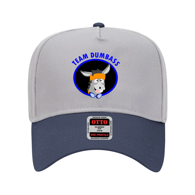 Team Dumbass Donkey Headshot Adjustable Baseball Cap by cm-arts | Artistshot