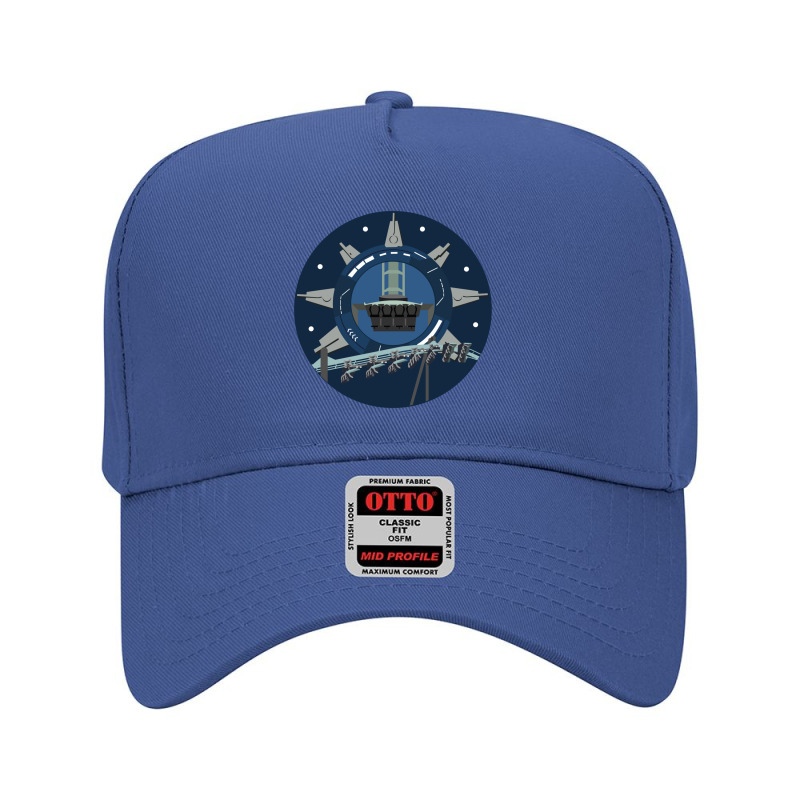 Galactic Space Rollercoaster Design Adjustable Baseball Cap by cm-arts | Artistshot