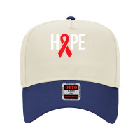 Hope Aids Hiv Red Ribbon Awareness Gift World Aids Day Adjustable Baseball Cap | Artistshot