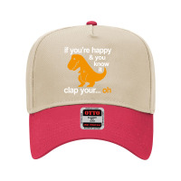 T Rex Clap Your Hands Adjustable Baseball Cap | Artistshot