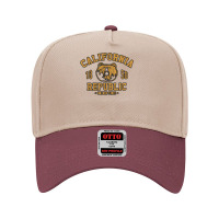 California Republic Bear Cali State West Central Coast Adjustable Baseball Cap | Artistshot