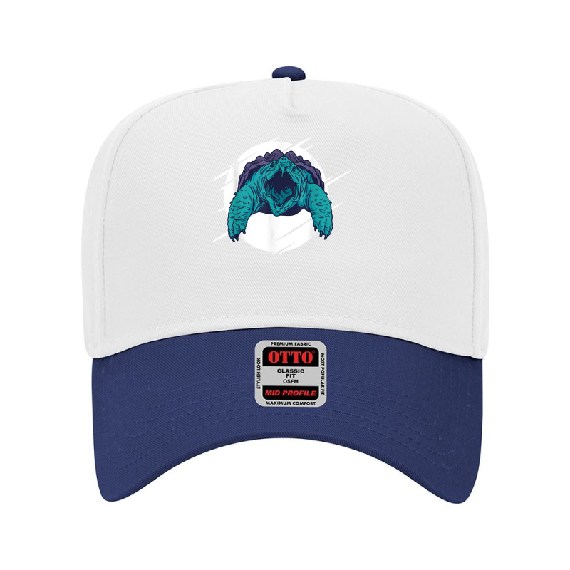 Alligator Snapping Turtle Adjustable Baseball Cap | Artistshot