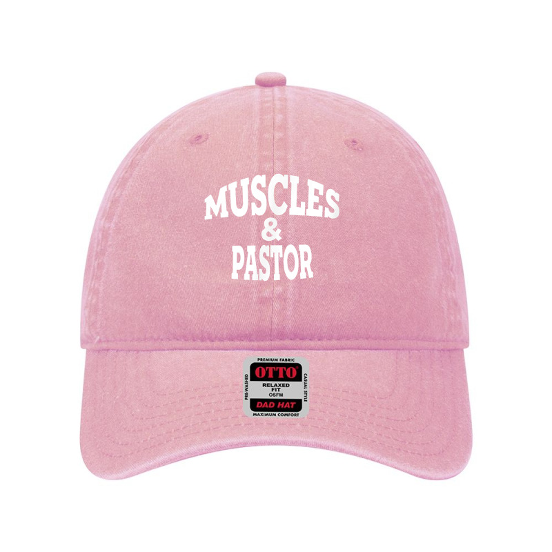 Muscles And Pastor T Shirt Dyed Cap by cm-arts | Artistshot