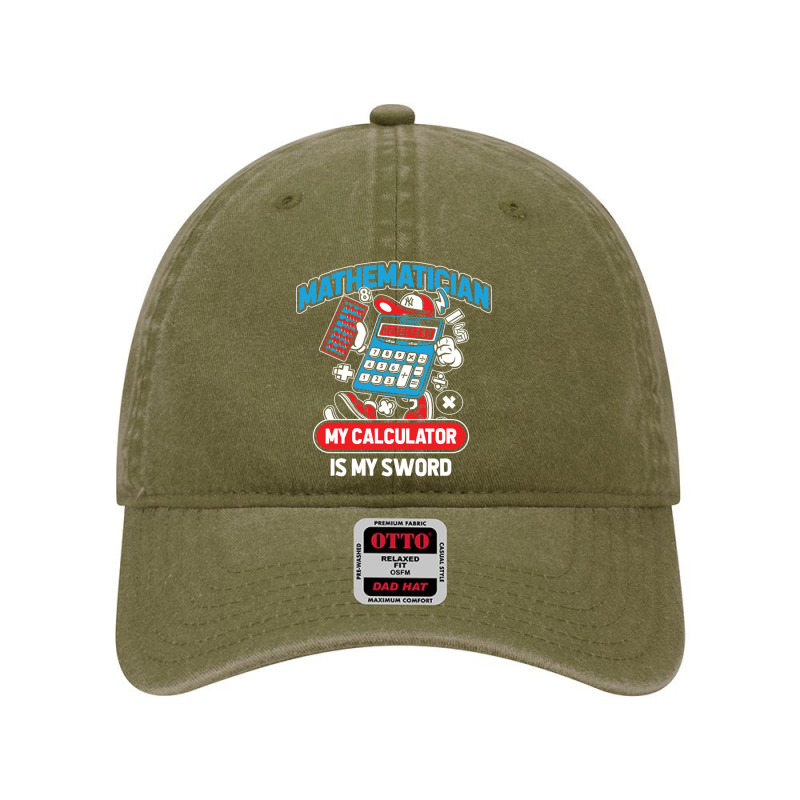 Math Calculator Dyed Cap by cm-arts | Artistshot