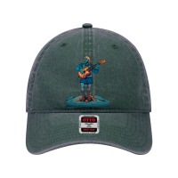 The Coolest Bass Player Merch Dyed Cap | Artistshot