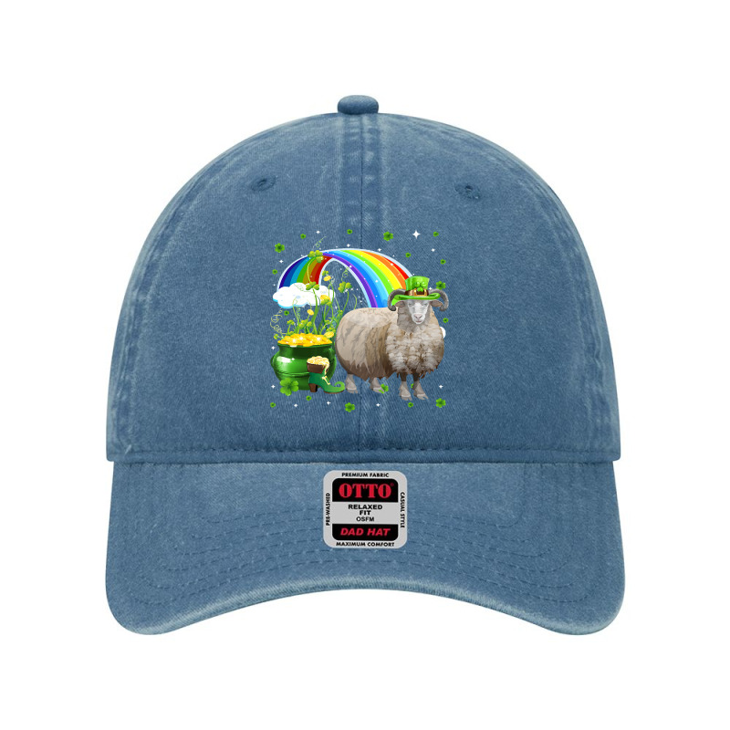 Sheep Cute Sheep Irish Shamrock St Patricks Day  Farmer Dyed Cap | Artistshot