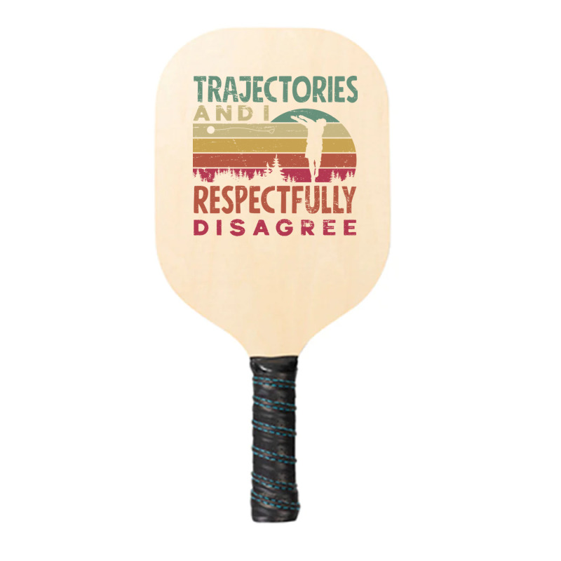 Track And Field Hammer Throwing Trajectories And I Funny Pickleball Paddle | Artistshot