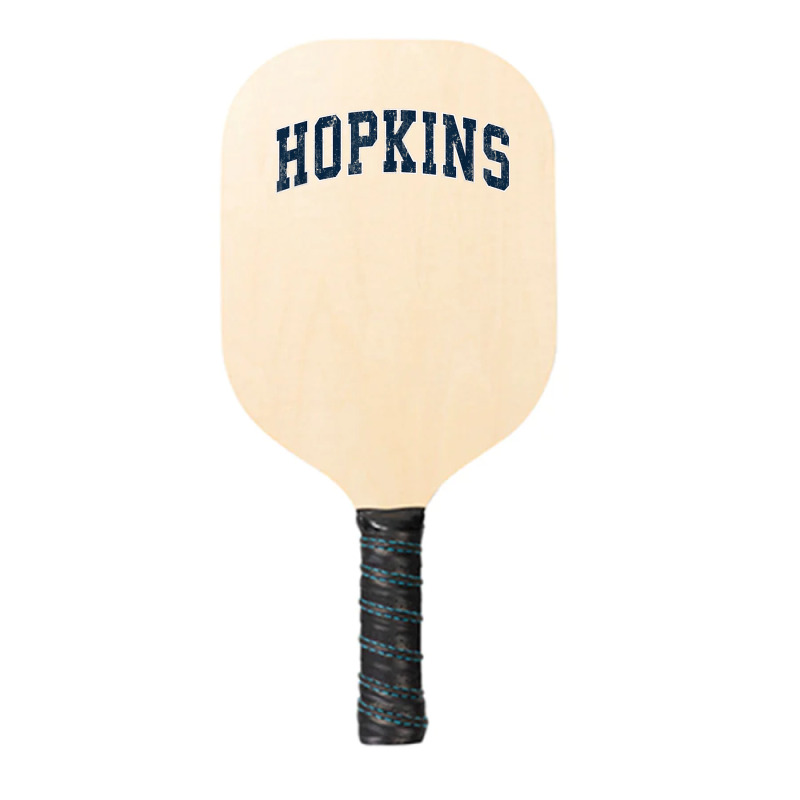 Hopkins Minnesota Mn Vintage Sports Design Navy Design Pickleball Paddle | Artistshot