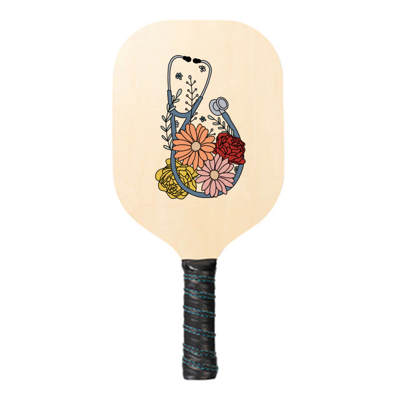 Flower Stethoscope Pickleball Paddle | Artistshot