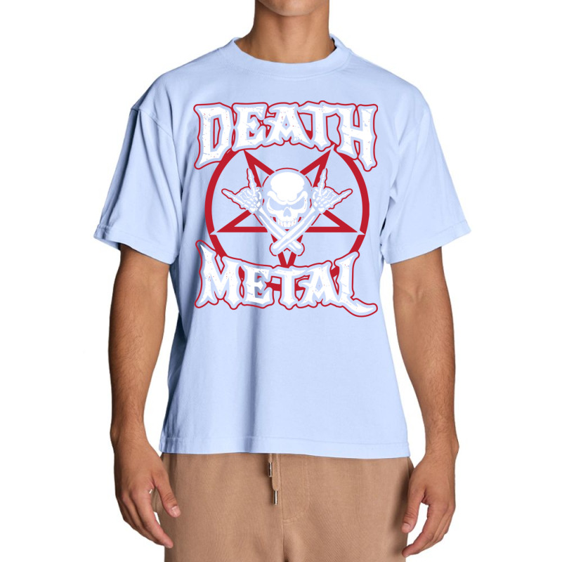 Death Metal Skull Rock Music Nihilism Pentagram Design Urban Heavy T-shirt by SoniaAlt | Artistshot