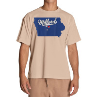 Milford Iowa Story County Ia Map T Shirt Urban Heavy T-shirt | Artistshot