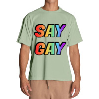 Say Gay-sct2s Urban Heavy T-shirt | Artistshot