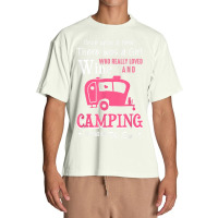 Women Story Gift Shirt A Girl Loved Wine And Camping Urban Heavy T-shirt | Artistshot