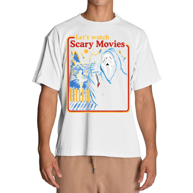 Let S Watch Scary Movies Horror Movies Scary Halloween Urban Heavy T-shirt by Davidartist | Artistshot