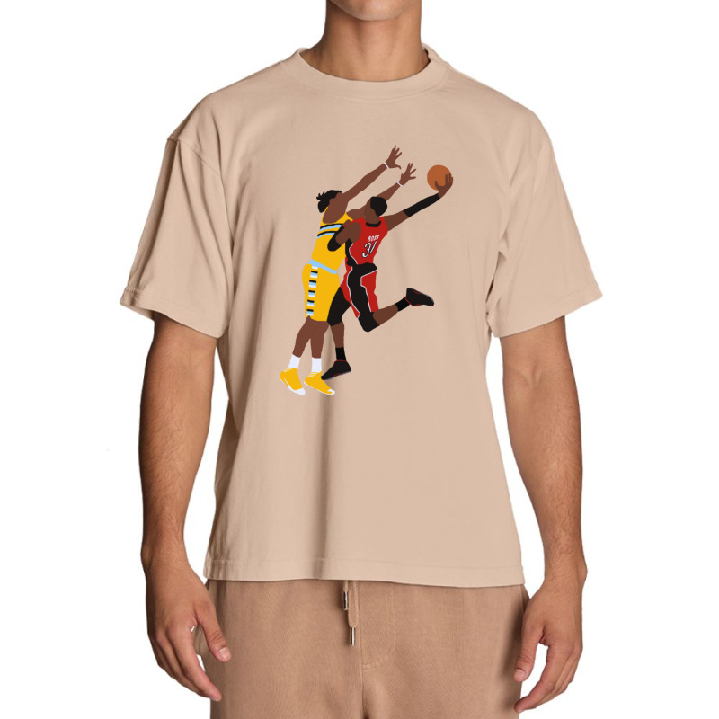 Terrence Ross Dunk On Kenneth Faried Gift Urban Heavy T-shirt | Artistshot