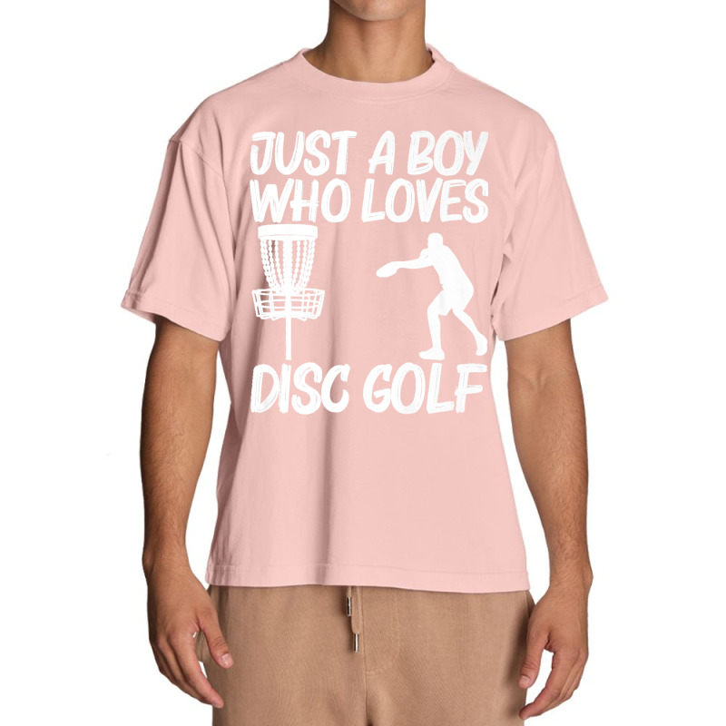 Funny Disc Golf Art For Boys Kids Outdoor Sport Game Lovers Premium Urban Heavy T-shirt | Artistshot