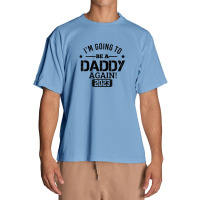 Mens I'm Going To Be A Daddy Again 2023 Dad Fathers Day Christmas Urban Heavy T-shirt | Artistshot