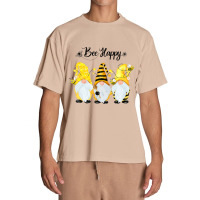 Bee Happy Bee Gnome Spring Urban Heavy T-shirt | Artistshot