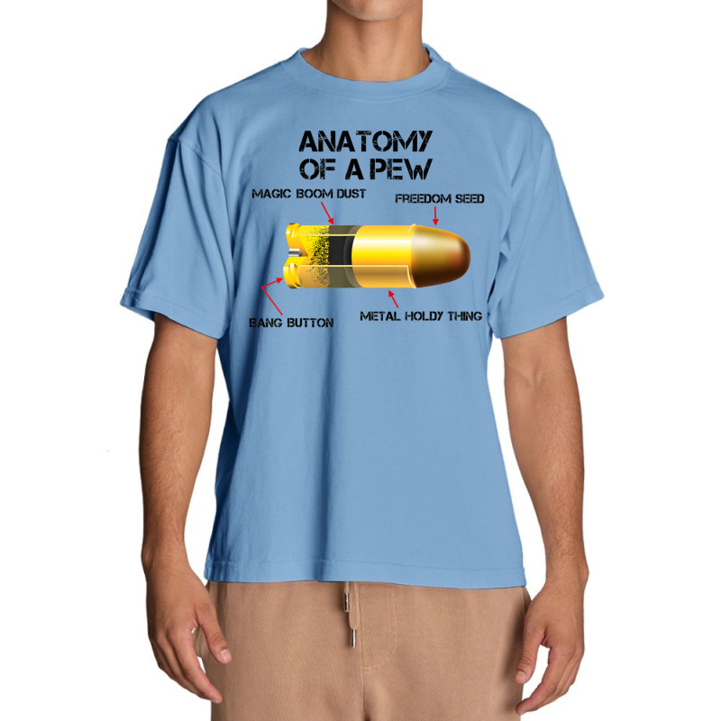 Anatomy Of A Pew Parts Of A Bullet Pro Gun Rights Urban Heavy T-shirt by femalesbaubles | Artistshot