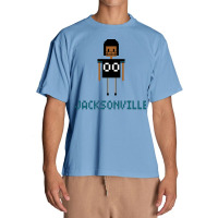 Retro Jacksonville Fan 8 Bit Variation Urban Heavy T-shirt | Artistshot