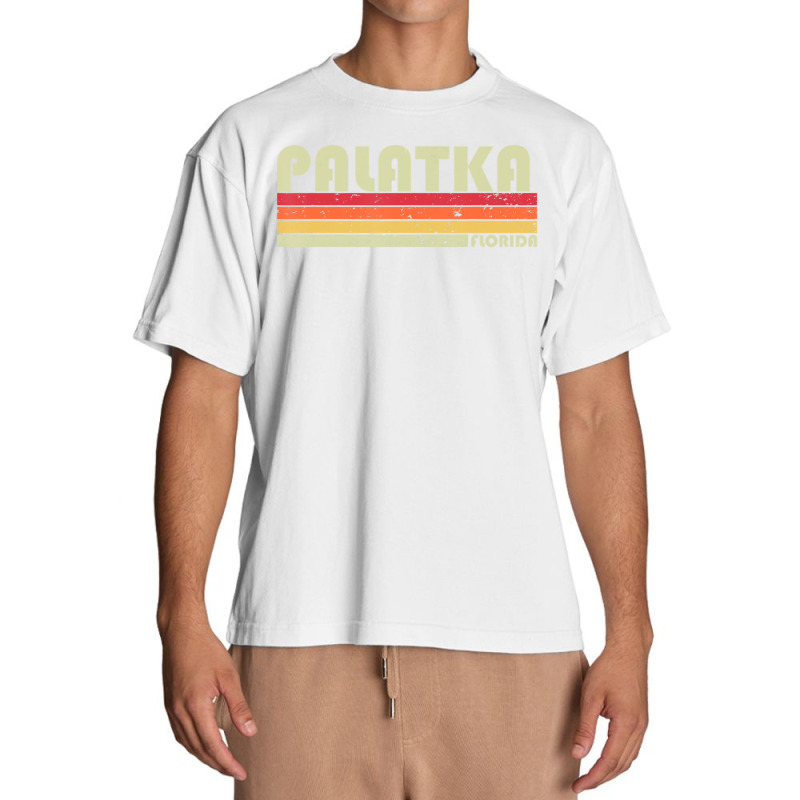 Palatka Fl Florida City Home Roots Retro 70s 80s Urban Heavy T-shirt by hongquangd | Artistshot