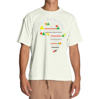 Retro Happy Kwanzaa African Seven Principles Continent Shape T Shirt Urban Heavy T-shirt | Artistshot