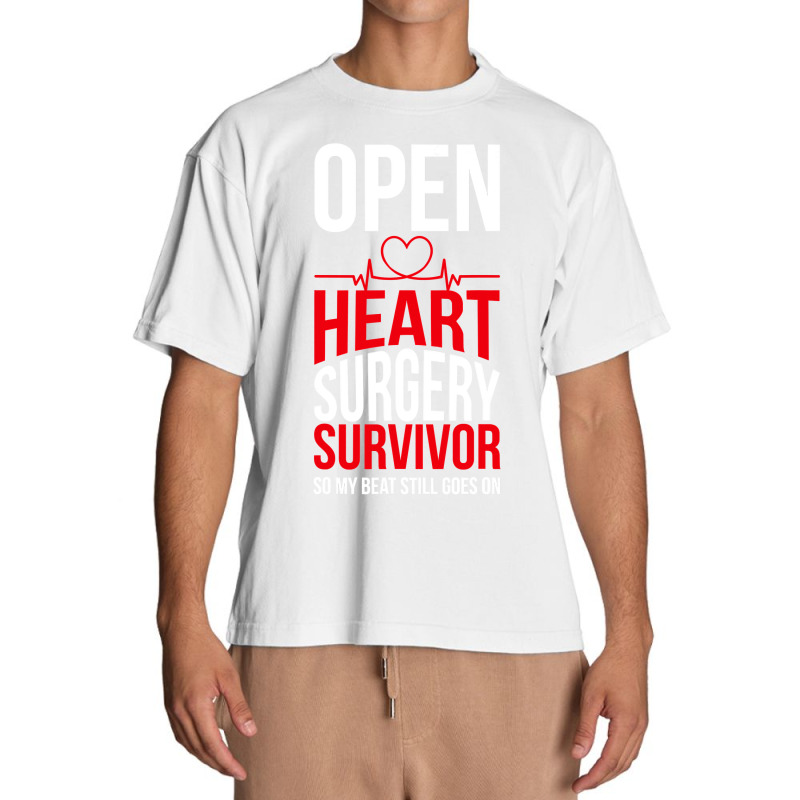 Open Heart Surgery Survivor My Beat Still Goes On Urban Heavy T-shirt | Artistshot