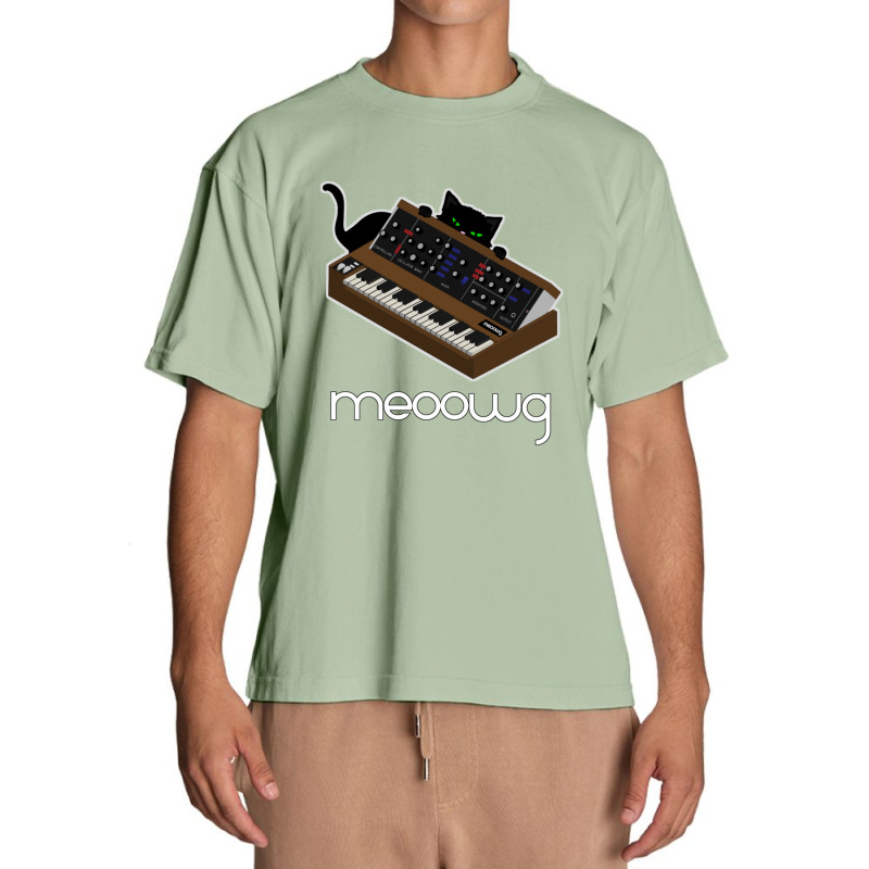 Synthesizer Cat Meow Urban Heavy T-shirt | Artistshot