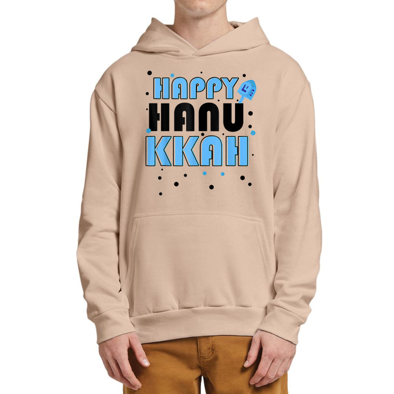 Happy Hanukkah Winter Holiday Chanukkah Jewish Religious T Shirt Urban Pullover Hoodie | Artistshot