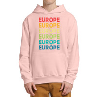 Europe I Love To Travel Abroad Paris France England Urban Pullover Hoodie | Artistshot