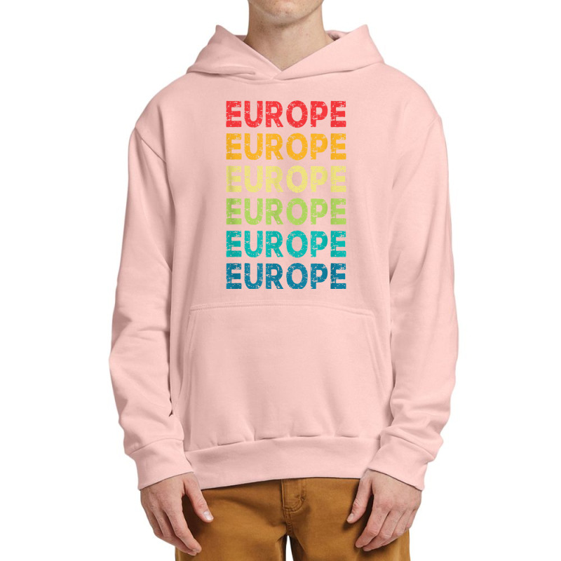 Europe I Love To Travel Abroad Paris France England Urban Pullover Hoodie by ALVAILLONJ | Artistshot