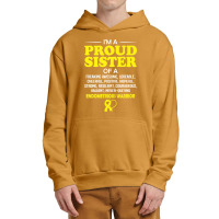 Proud Sister Of An Endometriosis Awareness Warrior Urban Pullover Hoodie | Artistshot