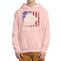 Spilling The Tea Since 1773 Funny American Us Flag History Teacher Urban Pullover Hoodie | Artistshot