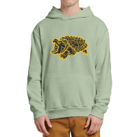 Alligator Snapping Turtle - Reptile - Wildlife - Japanese Style - Bitt Urban Pullover Hoodie | Artistshot