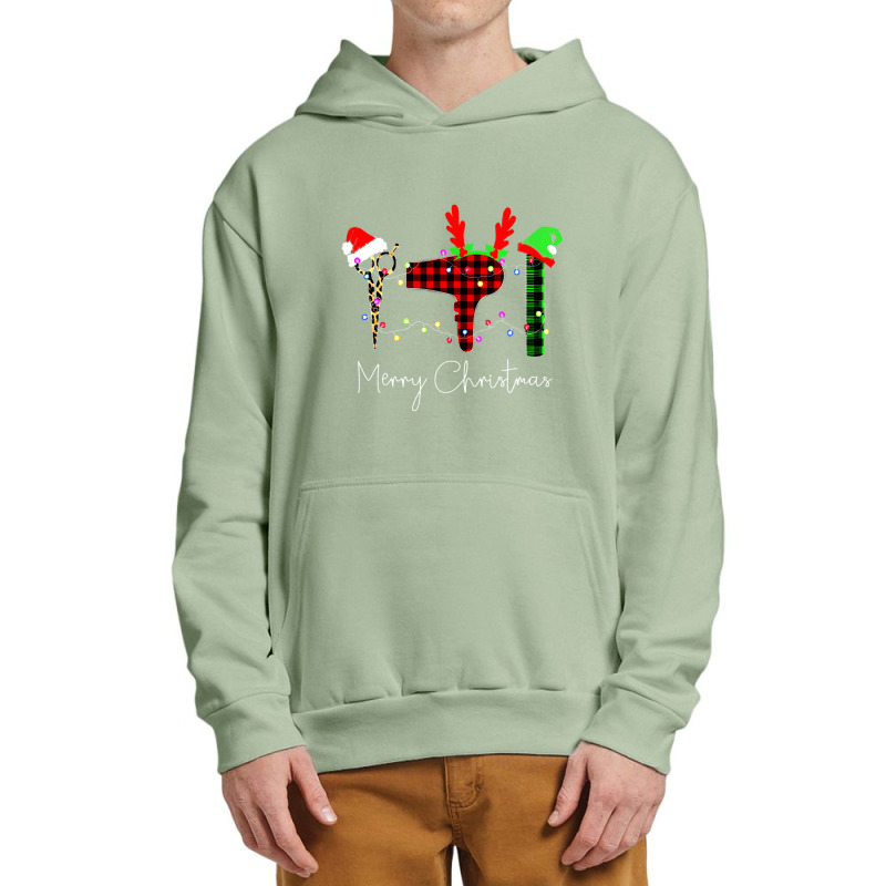 Merry Christmas Hairstylist Funny Tool Hairdresser Barber Urban Pullover Hoodie by behindcedar22 | Artistshot