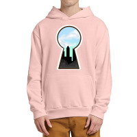 Keyhole Silhouette Urban Pullover Hoodie | Artistshot