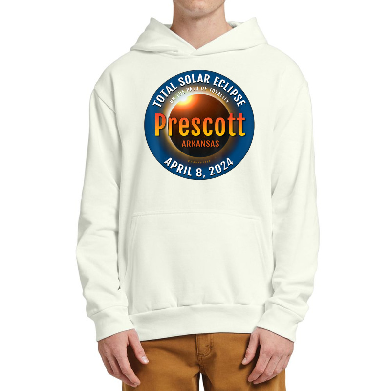 Prescott Arkansas Ar Total Solar Eclipse 2024  3  T Shirt Urban Pullover Hoodie by meritzjla | Artistshot