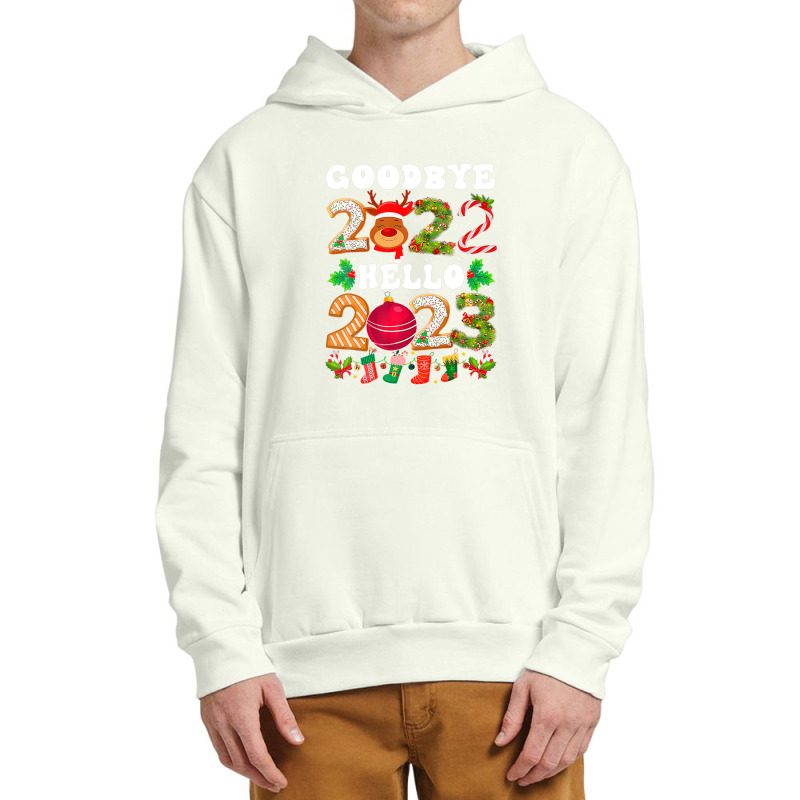 Goodbye 2022 Hello 2023 Happy New Year Christmas Funny Urban Pullover Hoodie | Artistshot