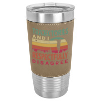 Track And Field Hammer Throwing Trajectories And I Funny Leatherette Tumbler | Artistshot